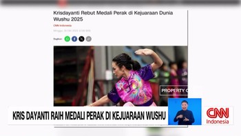VIDEO: Krisdayanti Raih Medali Perak di Kejuaraan Wushu Dunia 2025