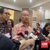 Menteri Perindustrian Agus Gumiwang di Gedung Kemenperin, Senin (20/10).