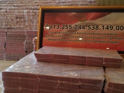 Penampakan Gunungan Uang Rp 13,2 Triliun dari Kasus Korupsi CPO