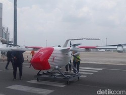 Pesawat Tanpa Awak DF-L100 Sukses Uji Coba di Bandara Kertajati