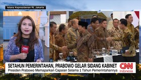 VIDEO: Setahun Pemerintahan, Prabowo Gelar Sidang Kabinet