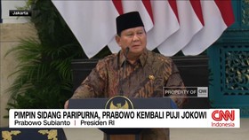 VIDEO: Pimpin Sidang Paripurna, Prabowo Kembali Puji Jokowi