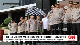 VIDEO: Polda Jatim Melepas 79 Personel Pamapta
