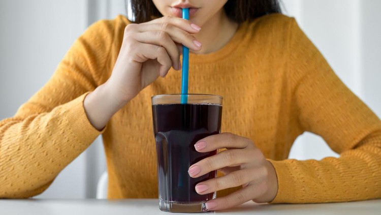 Ilustrasi minuman bersoda