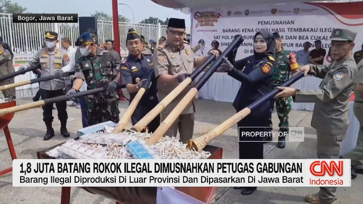 VIDEO: Pemusnahan Rokok dan Miras Ilegal