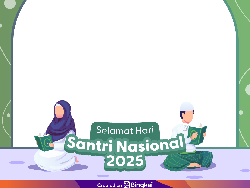 Desain Poster Hari Santri 2025, Wujudkan Cinta Tanah Air dan Agama!