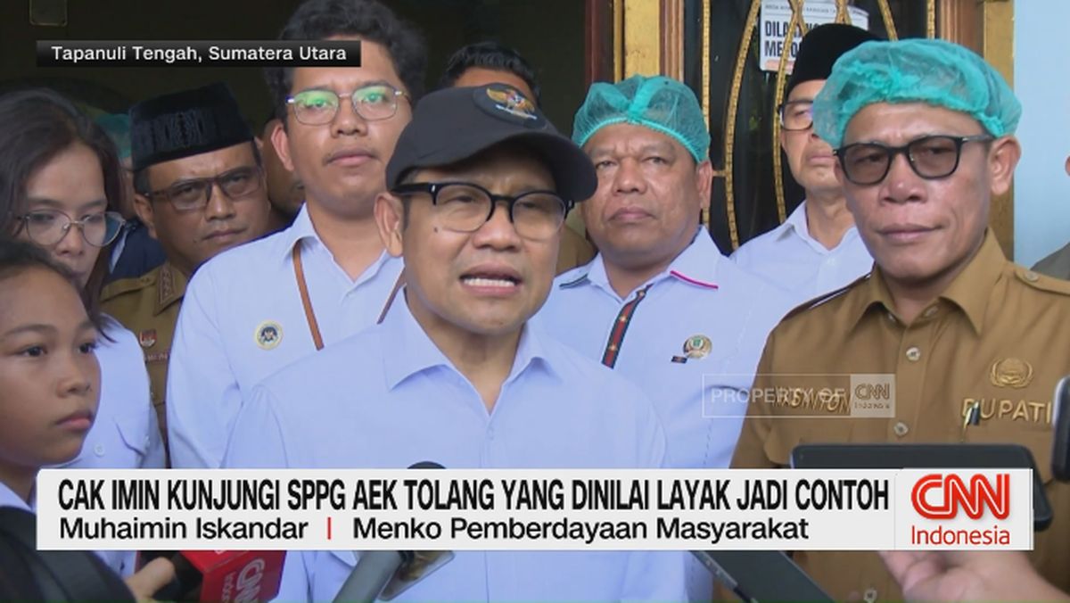 VIDEO: Cak Imin Kunjungi SPPG Aek Tolang yang Dinilai Layak Jadi Conto