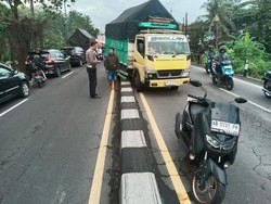 Pelajar Sundul Pesepeda Lalu Hantam Truk di Sleman, Begini Kondisinya