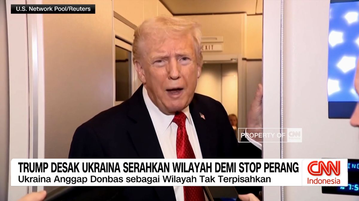 VIDEO: Trump Desak Ukraina Serahkan Wilayah Demi Stop Perang