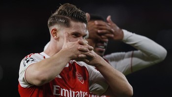 FOTO: Arsenal Hancurkan Atletico Madrid di Liga Champions