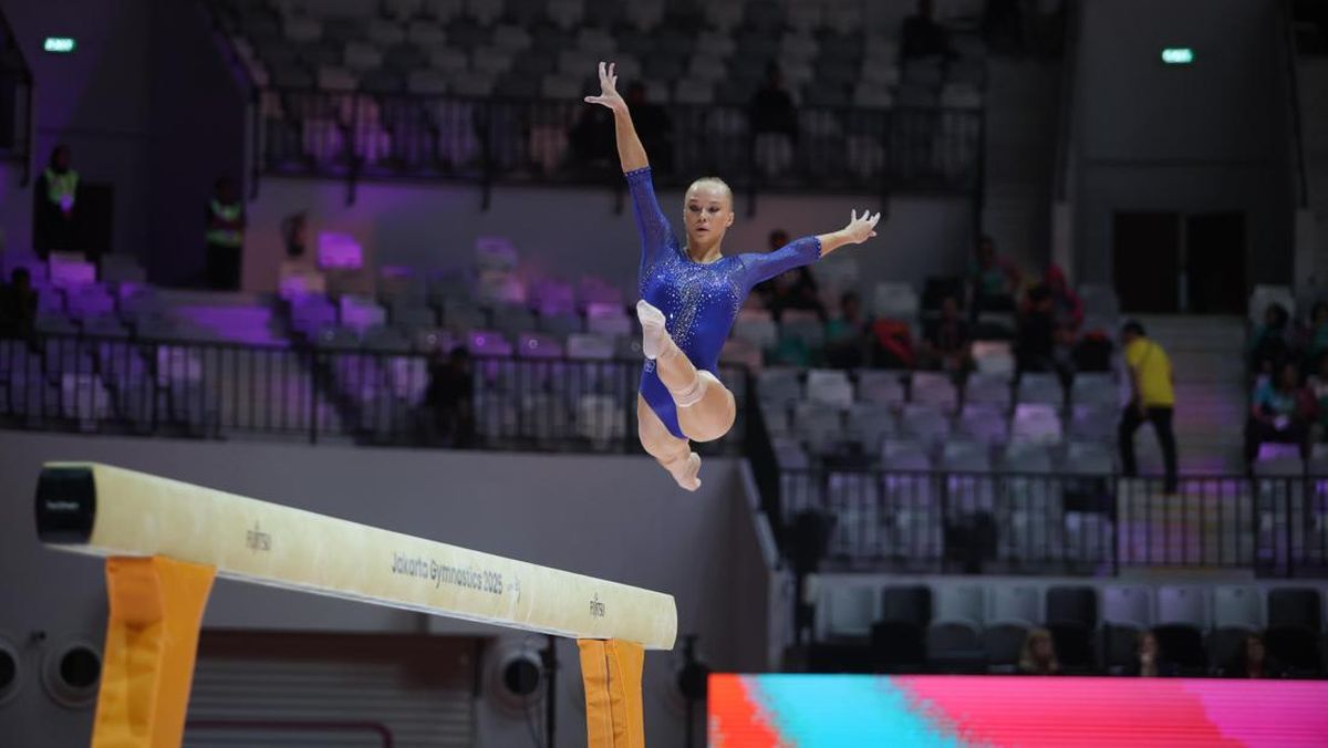 Hasil Kejuaraan Dunia Senam 2025: Melnikova Raih Emas All Around Putri