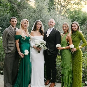 Jadi Bridesmaid, Intip Beda Gaya Gigi dan Bella Hadid di Pernikahan Alana