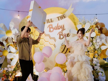5 Potret Gender Reveal Kehamilan Pertama Cindy Yuvia Eks JKT48, Bakal Dikarunai Baby Girl!