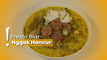 Resep Soto Kuning Bogor Isi Jeroan ala Chef Steby, Kuahnya Melimpah!