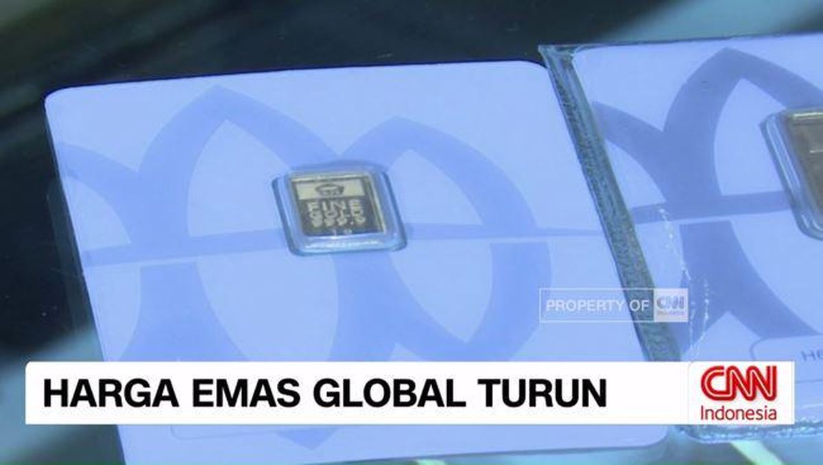 VIDEO: Harga Global Emas Turun