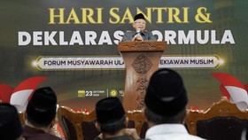 Ma'ruf Amin dan Menteri Agama Resmikan Formula Santri