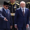 Presiden RI Prabowo Subianto menyampaikan selamat kepada Presiden Brasil Luiz Incio Lula da Silva atas kemenangannya dalam pilpres Brasil.