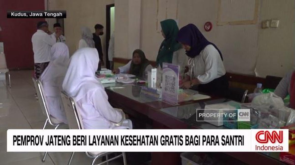 VIDEO: Pemprov Jateng Beri Layanan Kesehatan Gratis Bagi Para Santri