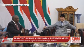 VIDEO: Prabowo Terima Kunjungan Presiden Afsel