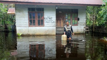 FOTO: Lebih dari Seribu Warga Terdampak Banjir di Aceh Barat