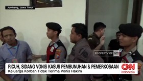VIDEO: Ricuh, Sidang Vonis Kasus Pembunuhan dan Perkosaan