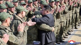 FOTO: Korut Bikin Museum untuk Tentara Gugur di Perang Rusia-Ukraina