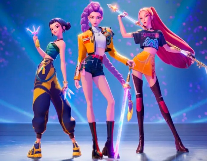 Kostum halloween 2025: KPop Demon Hunters. Elemen stage fashion K-Pop dengan sentuhan dark fantasy/Foto: sheknows.com