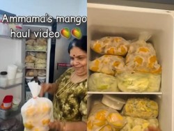 Saking Doyannya, Isi Kulkas Nenek Ini Buah Mangga Semua!