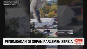 VIDEO: Penembakan di Depan Parlemen Serbia