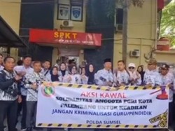 PGRI Palembang Dampingi Guru SMKN 7 Buat Laporan ke Polda Sumsel