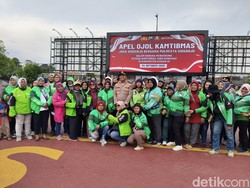 Kapolresta Sidoarjo Ajak Ratusan Ojol Ikut Apel Akbar Jaga Kamtibmas