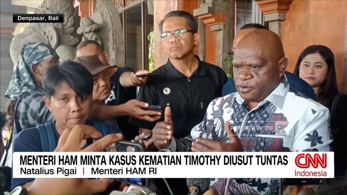 VIDEO: Menteri HAM Minta Kasus Kematian Timothy Diusut Tuntas