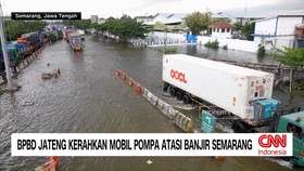 VIDEO: BPBD Jateng Kerahkan Mobil Pompa Atasi Banjir Semarang