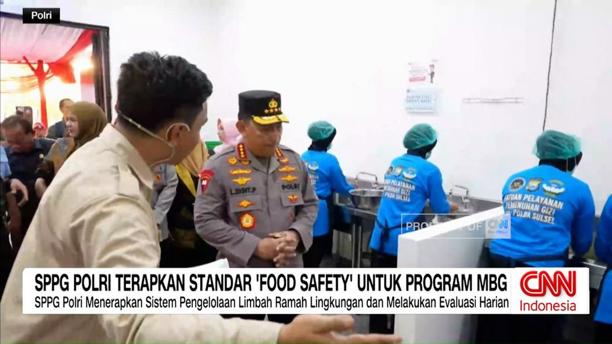 VIDEO: SPPG Polri Terapkan Standar Food Safety untuk Program MBG