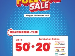 Besok Merapat ke Transmart Full Day Sale! Hujan Diskon 50% + 20% Besok Merapat ke Transmart Full Day Sale! Hujan Diskon 50% + 20%