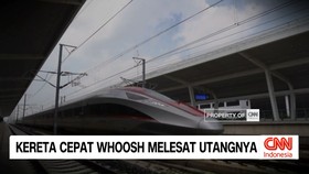 VIDEO: Kereta Cepat Whoosh Melesat Utangnya