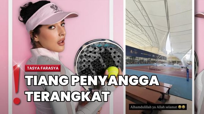 Lapangan Padel di Jakbar Ambruk, Tasya Farasya Bersyukur Selamat