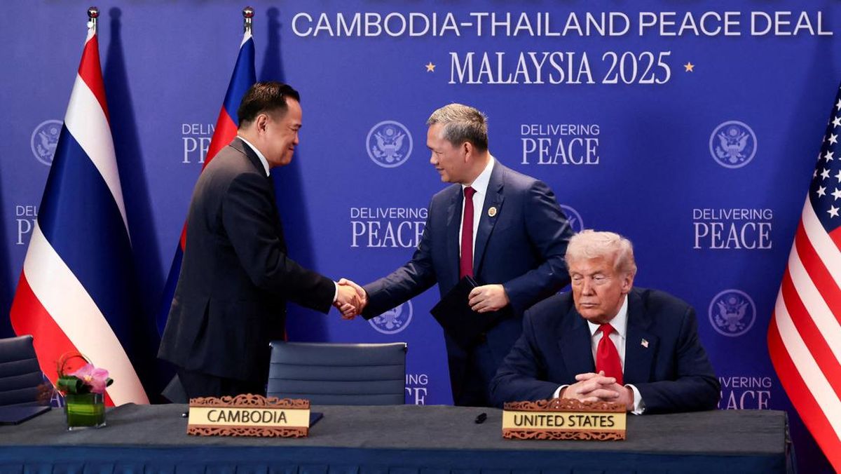 Kamboja-Thailand Teken Perjanjian Damai di Malaysia, Trump Jadi Saksi