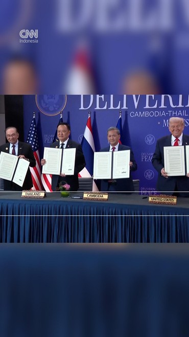 VIDEO: Thailand-Kamboja Sepakat Gencatan Senjata, Trump Jadi Saksi