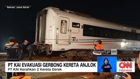 VIDEO: PT KAI Evakuasi Gerbong Kereta Anjlok