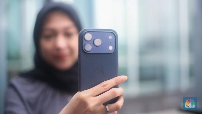 iPhone 17 Pro. (CNBC Indonesia/Tias Budiarto)