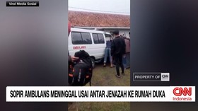 VIDEO: Sopir Ambulans Meninggal Usai Antar Jenazah ke Rumah Duka