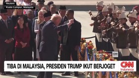 VIDEO: Tiba di Malaysia, Presiden Trump Ikut Berjoget