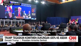 VIDEO: Trump Tegaskan Komitmen Dukungan 100% ke ASEAN