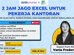 Stop Kerja Lembur! Cari Tahu Tips Excel Praktis di Kelas detikcourse