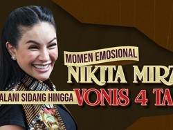 Momen Emosional Nikita Mirzani Jalani Sidang hingga Vonis 4 Tahun