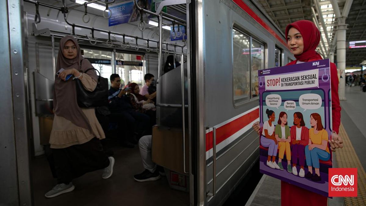 Foto: Kampanye Lawan Pelecehan Seksual Di Krl Foto: Kampanye Lawan Pelecehan Seksual Di Krl