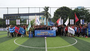 Update Eksklusif Olahraga CNN : 3 Wakil Transmedia Berlaga di Media Cup 2025