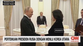 VIDEO: Pertemuan Presiden Rusia dengan Menlu Korea Utara