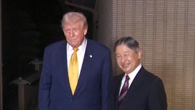 Momen Trump Bertemu Kaisar Jepang Naruhito